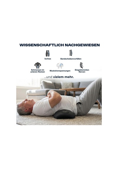 Curesleep - Üçlü Füzyon Masajı, Curesleep Masajı, Titreşim, Isıtma, Şişirme Ve Söndürme, Ergonomik Tasarım, Hafızalı Köpük Gri