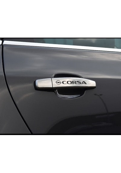 Opel Corsa Kapı Kolu Sticker Yapıştırma 8 Adet