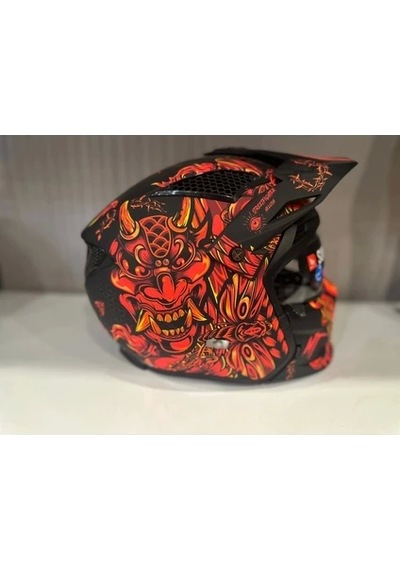 Mt Helmets Mt Streetfighter Sv S Hellish B5 Motosiket Kaskı Mat Turuncu