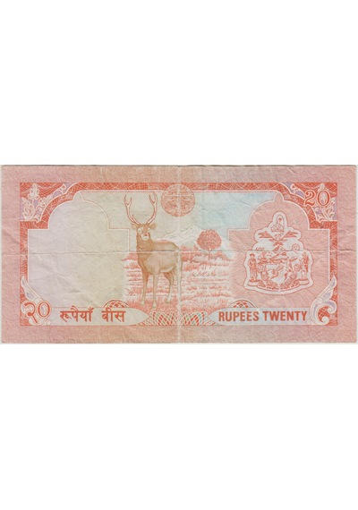 Nepal 20 Rupi 1997 Çok Temiz -