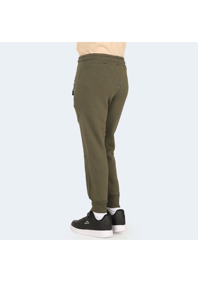 Slazenger LAMYA Çocuk Fermuar Cepli Haki Eşofman Altı