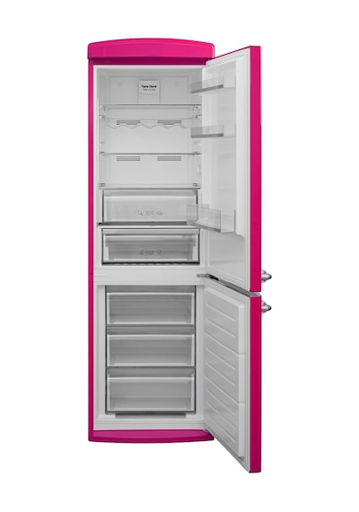 Vestel RETRO NFK37011 330 L No-Frost Buzdolabı Pembe