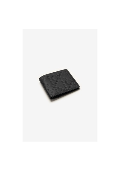 Calvin Klein Xl Emblem Aop Emboss Erkek Cüzdan Siyah-16194