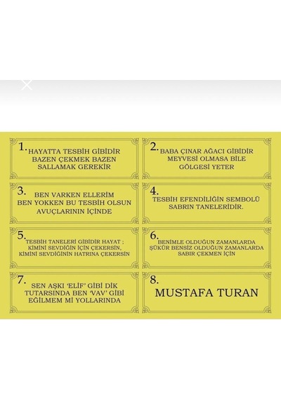 Sıkma Kehribar Tesbih Özel Yazılı, Özel Kutu Kapsül Model Erkek Hediye Sertifikalı İsimli