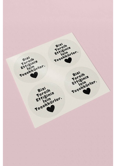 Teşekkürler Sticker 3x3cm St2311 Çok Renkli