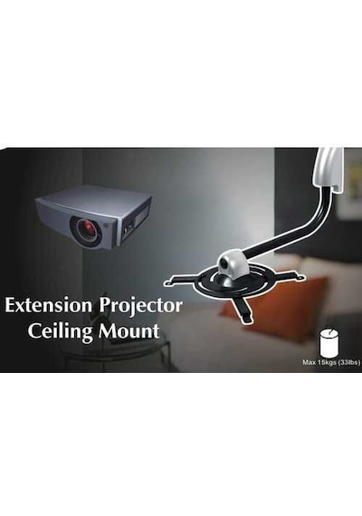 Valx Al P02 Projeksiyon Yan Duvar Askı Aparatı