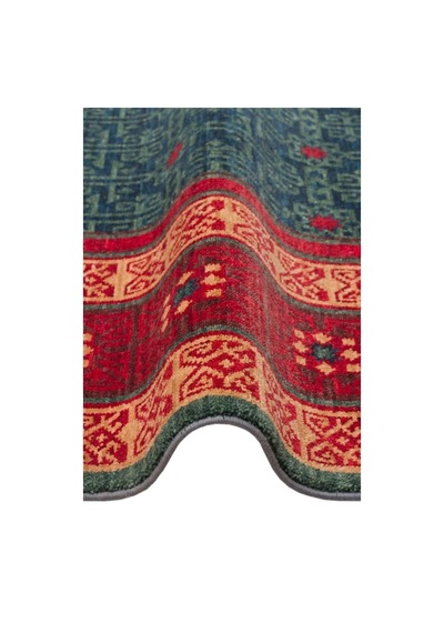 Hoom Rugs Cadis Kdm 13 Navy Red Yeni Zelanda Yünü El Emeği Kara Tezgah Halısı Mavi - Kırmızı