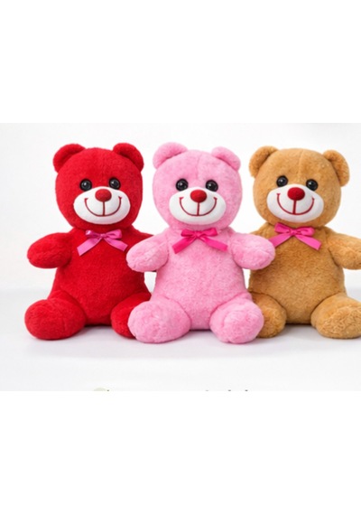 Peluş Ayıcık 25cm Kırmızı