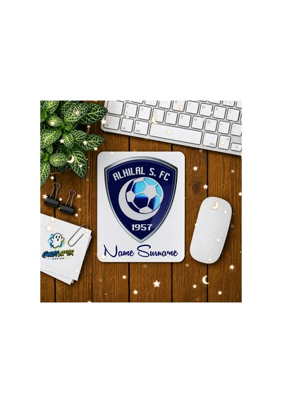 Kişiye Özel Al Hilal F.c. Baskılı Oyuncu Mousepad 0141