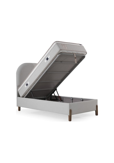 Bohem Tek Kişilik Uyku Seti Pocket Yaylı Yatak, Sandıklı Baza, Başlık3 Lü Set 90 x 190