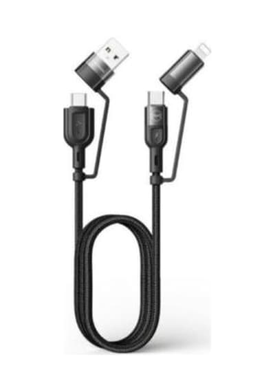 Ca- 8070 Çok Fonksiyonlu 4in1 Hızlı Şarj Ve Data Kablosu 1.2 Metr