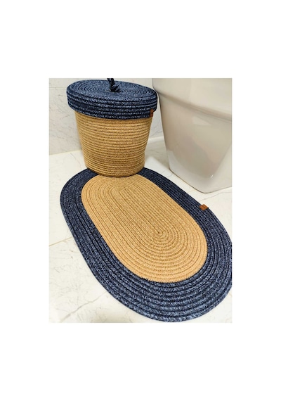 Jüt Hasır 2 Li Banyo Paspas Takımı Bohem Tarzı Banyo Takımı Paspas 40x60 /sepet/25x25 Hasır Kırçılmavi Hasır Kırçılmavi Jüt Hasır 2 Li Banyo Paspas Takımı Bohem Tarzı Banyo Takımı Paspas 40x60 /sepet/25x25 Hasır Kırçılmavi Hasır Kırçılmavi