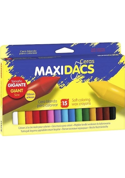 Alpino Maxidacs 15 Renk Pastel Boya