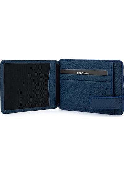 Tamer Tanca Erkek Hakiki Deri Lacivert Kartlık 1148 350 Erk Krtlk Sk25-26 Lacı Fltr Lacivert