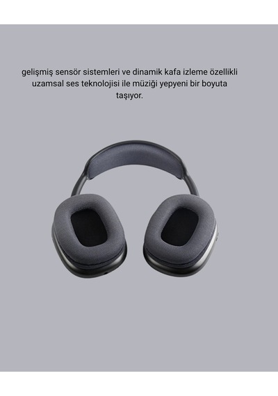 Ceylan Adam P9 Pro Plus Bluetooth Kulak Üstü Kulaklık H1 Çipli, Aktif Gürültü Engelleme, Uzamsal S