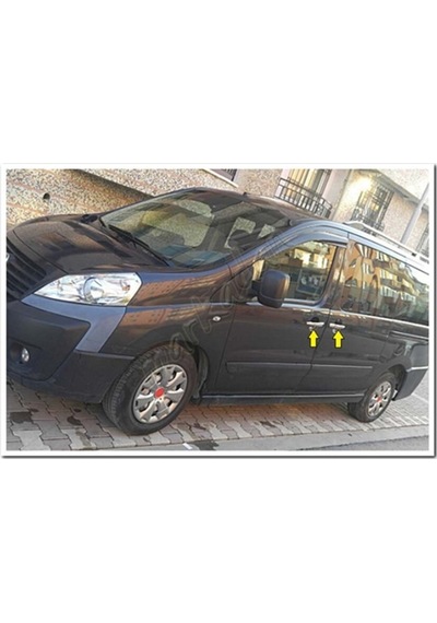 Markadan Fiat Scudo Krom Kapı Kolu 2006 Sonrası 4 Kapı  Paslanmaz