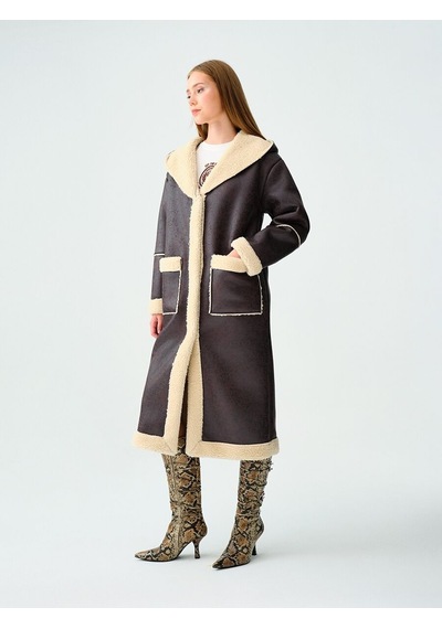 LOFT Loose Fit Kadın Kaban Lf2036607 Q1.v1 Kahverengi