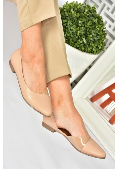 Fox Shoes Ten Günlük Kadın Babet P726143009 Ten Rengi