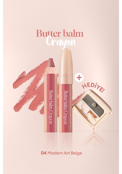 Clıo Butter Balm Crayon 004 Modern Art Beige 004