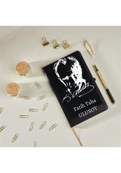 Kişiye Özel Atatürk Süliet Tasarımlı Defter
