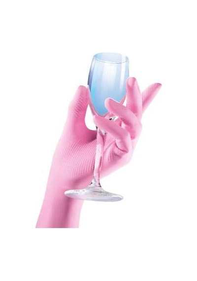 Vileda Candy Pink Sensitive Pamuklu Tek Large Temizlik Eldiveni Pembe