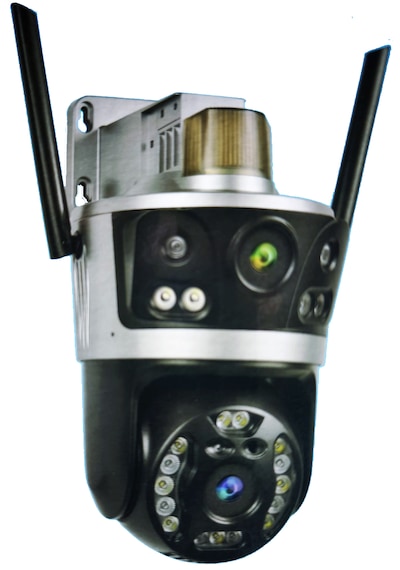 Apronx Apx-wpg262 6mp 3.6mm Çift Kamera 21 Led Wifi Ptz Kamera