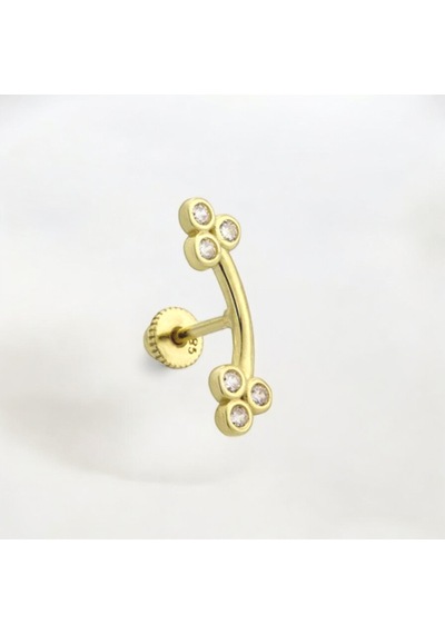 Glorria Altın Çubuk Helix Piercing 23954455