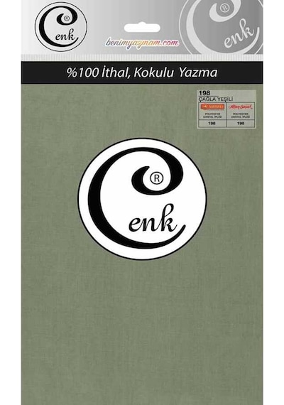 Abarta Cenk Düz Renk Yazma 100cm Poşetli Renk Seçenekleri Çağla Yeşili