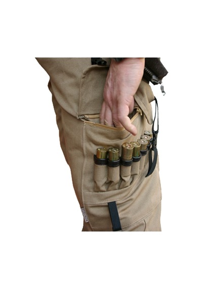 Horizon Av105 Fişeklikli Düz Renk Pantolon-Av Pantolonu-36 Camel