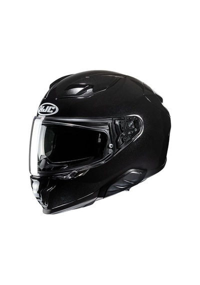 F71 Parlak Siyah Kask Karışık-çok Renkli
