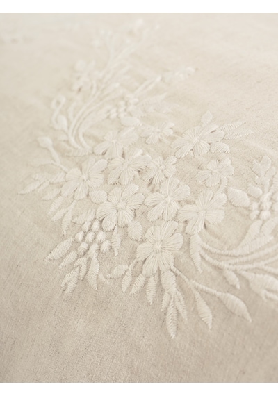 Cotton Box Cotton Keten Çift Kişilik Nevresim Takımı Forbes Bej