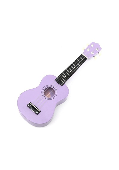 Soprano Lila Ukulele 54cm Kılıf Askı Sticker Pena Silme Bezi