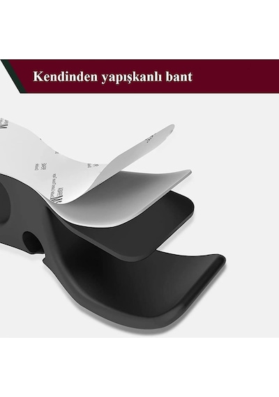 E2m Yapışkanlı Kablo Sabitleyici Düzenleyici 4'lü Set Siyah - Beyaz