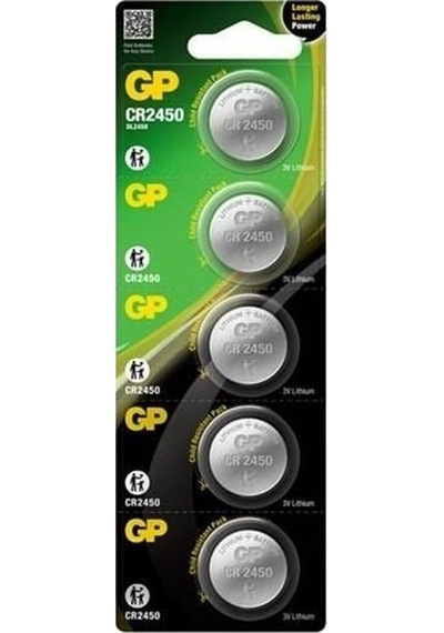 Gp Cr2450 3v Lityum Pil 5 Li Blister