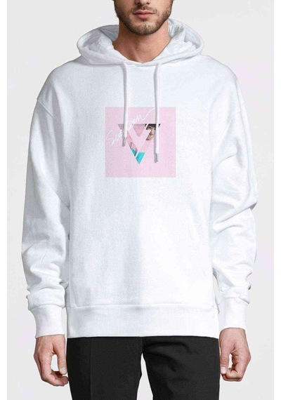 Seventeen Icon Edıts K Pop Amino Baskılı Beyaz Erkek Örme Sweat (534789226)