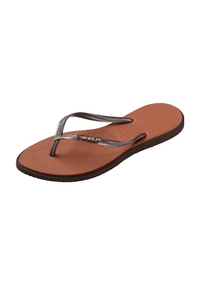 Havaianas Slım Poınt Kadın Parmak Arası Terlik 4149584 0727 Kahverengi