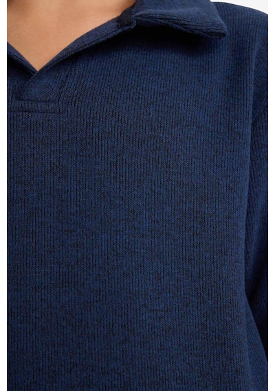 Defacto Erkek Çocuk Apaş Yaka Sweatshirt G3672a825cwnv256 Lacivert-nv256