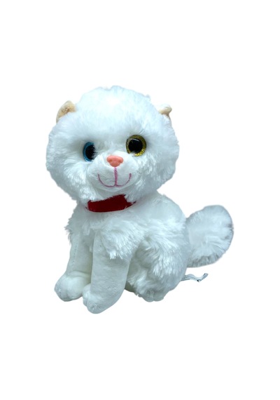 20 Cm Oyuncak Miyavlayan Sesli Peluş Kedi Çok Renkli