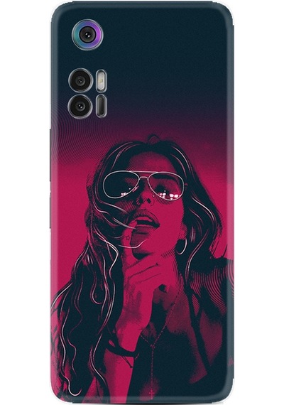 Tcl 30 Plus Kılıf Silikon Desen Girl 1647