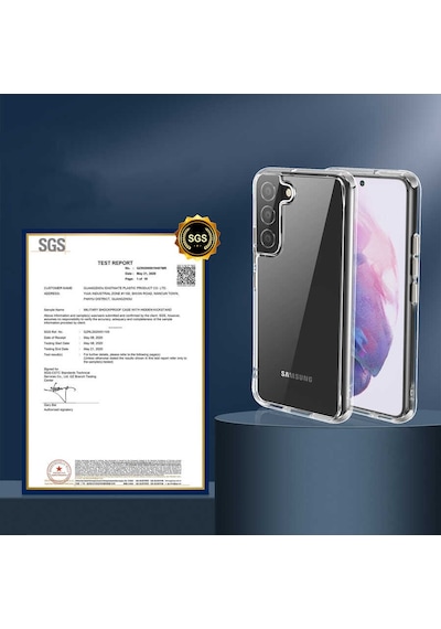 Zore Galaxy Uyumlu S22 Plus Kılıf Forst Kapak - Renksiz Renksiz