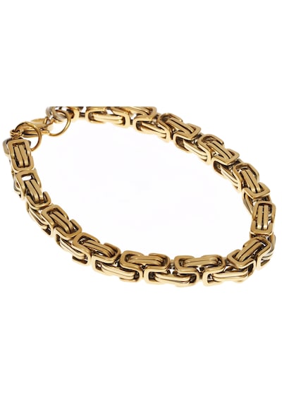 Erkek Kral Zincir Gold Renk Çelik Bileklik