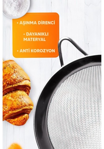 3 Boy Çay Süzgeci Çelik Diğer