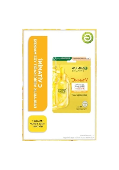 C Vitamini İçeren Parlaklık Verici Kağıt Yüz Maskesi