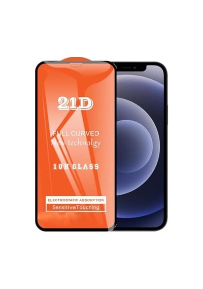 Apple İphone 12 Mini 5.4 İle Uyumlu Ekran Koruyucu 21d Tam Kaplayan