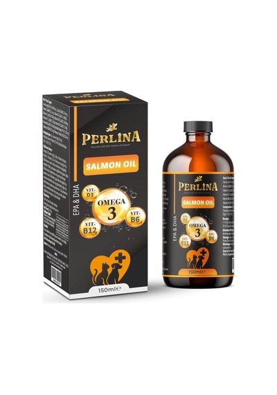 Kedi Ve Köpek İçin Somon Yağı Takviyesi, Omega 3-6, Biyotin, B Kompleks, Çinko, Selenyum, Kolajen, C Ve D3 Vitaminli, Sıvı Form, 150 Ml