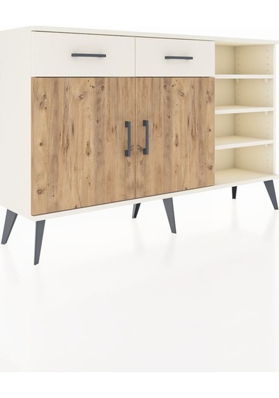 Arges Konsol 5 Raflı 2 Çekmeceli 2 Kapaklı 132x30x83 Aytaşı-çam/aytaşı Çam/aytaşı Arges Konsol 5 Raflı 2 Çekmeceli 2 Kapaklı 132x30x83 Aytaşı-çam/aytaşı Çam/aytaşı