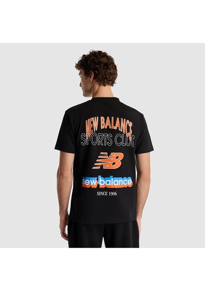 New Balance Lifestyle Men Tshirt Siyah Siyah