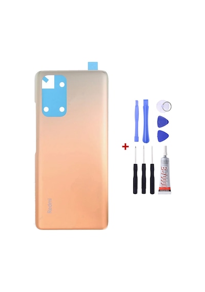 Xiaomi Redmi Note 10 Pro Bronz Arka Cam Kapak Pil Kapağı Tamir Set B7000 Set Bronz