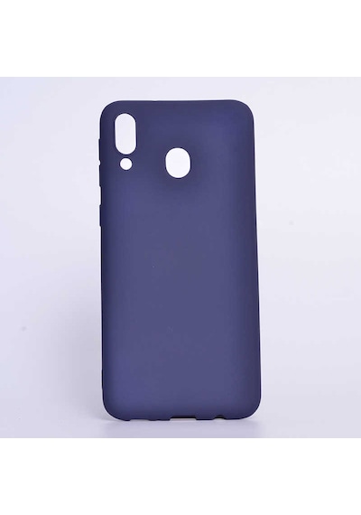 Ekılıf - Samsung Galaxy M20 Uyumlu Kılıf Mat Soft Premier Silikon Kapak - Kırmızı