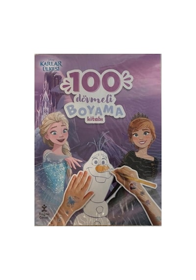 Disney Karlar Ülkesi - 100 Dövmeli Boyama Kitabı Doğan Çocuk